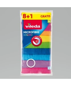 8+1 panni in microfibra - vileda